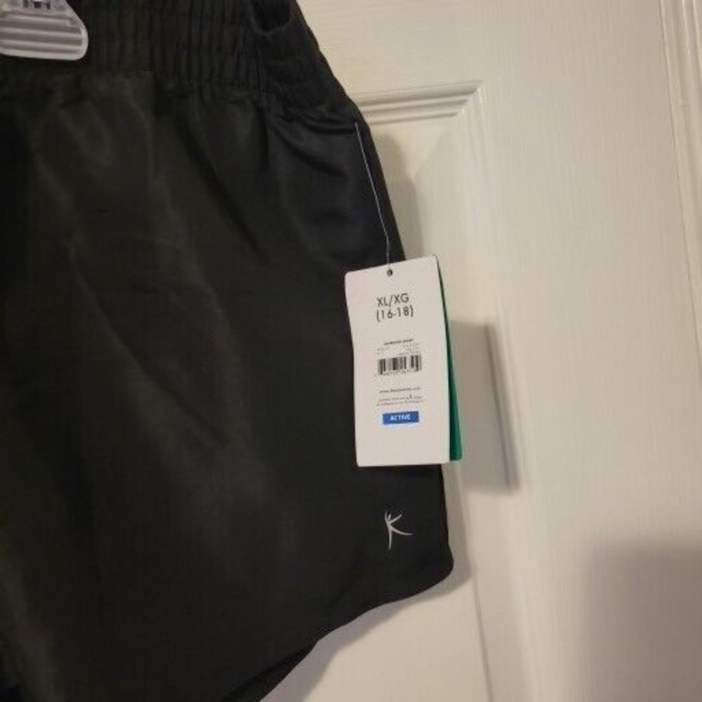 Danskin Polyester Activewear Shorts, Size XL (16-18), Black, NWT - Picture 5 of 8